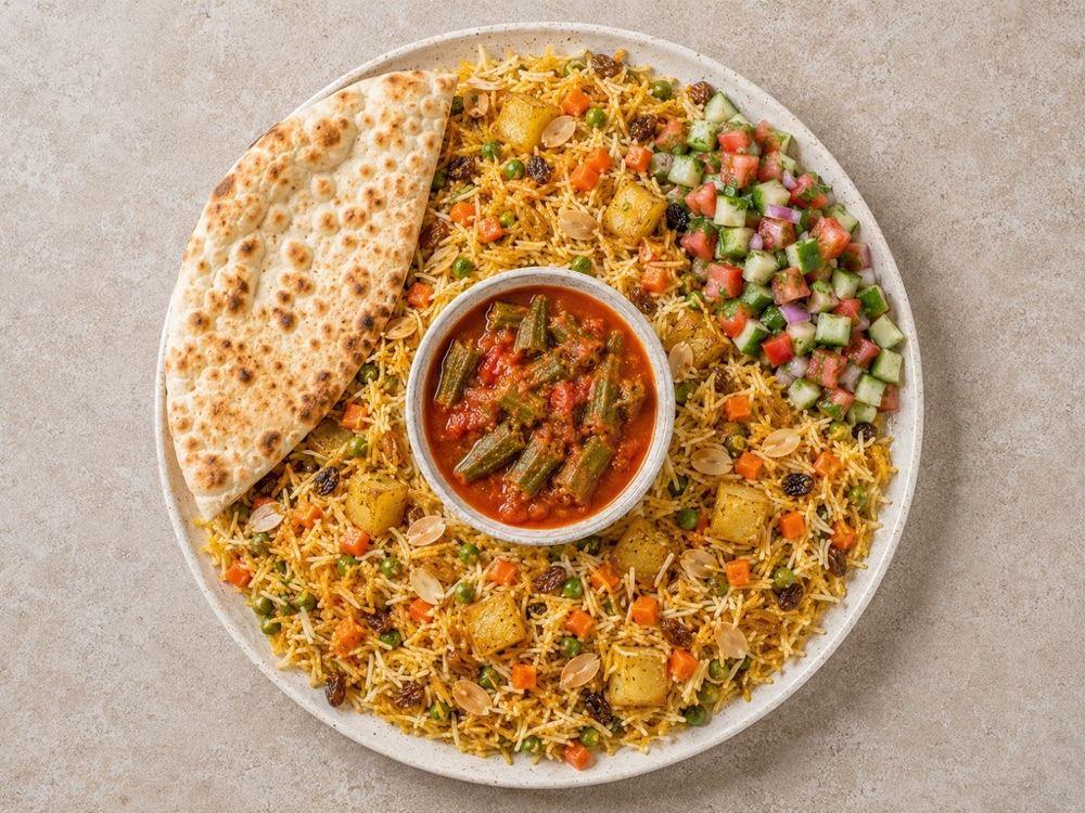 Biryani kip (Okra)