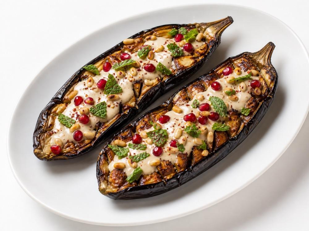 Geroosterde aubergine